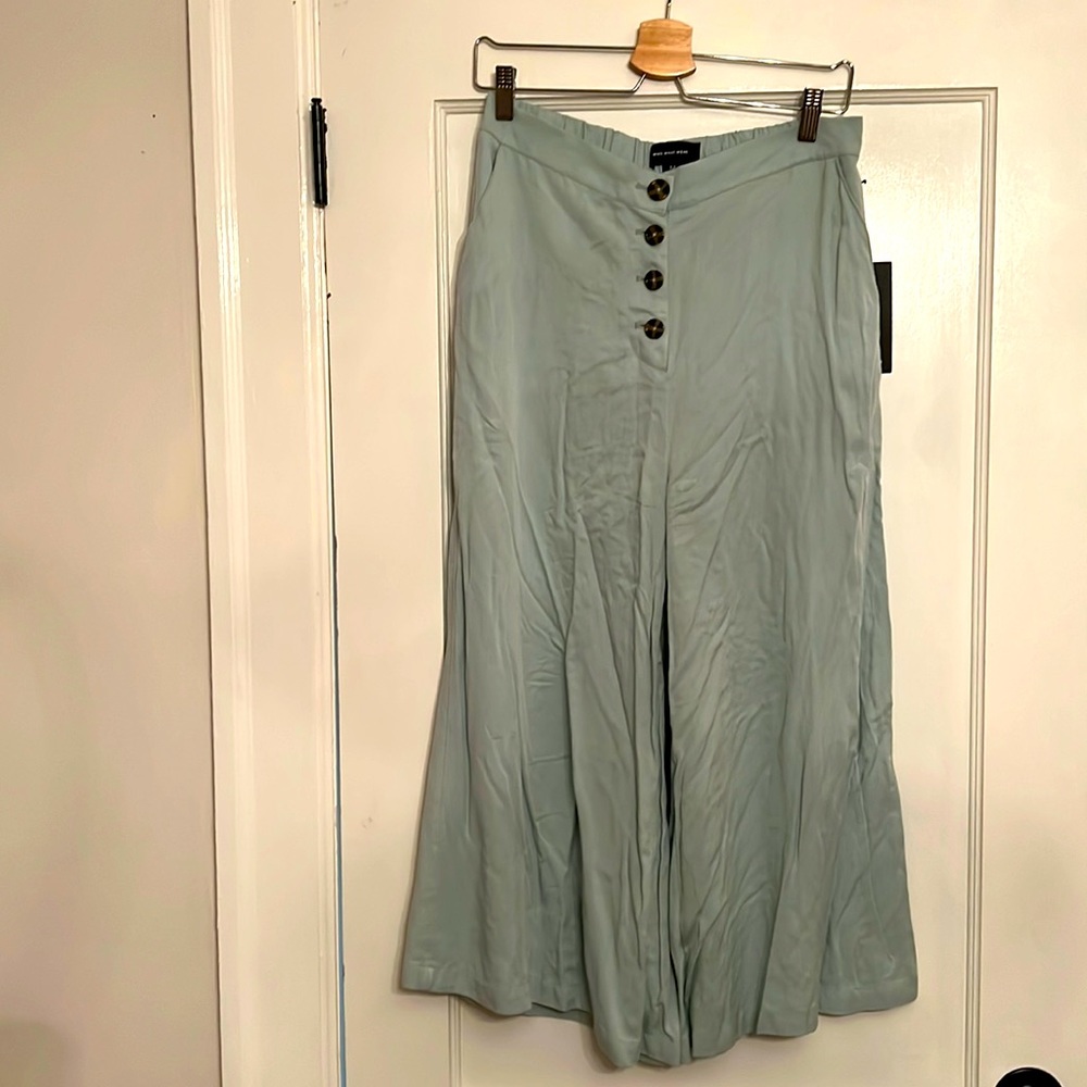 Mint-Green colored culottes